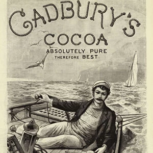 Advertisement, Cadburys Cocoa (engraving)