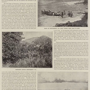 Advertisement, the Island of Montserrat, West Indies (engraving)