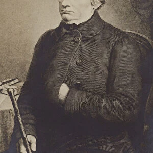 Adam Mickiewicz, 19th Century Polish poet, dramatist and political activist (engraving)