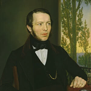 Adolph Wasmann (1807-53), 1843 (oil on panel) (see 152287 for pair)