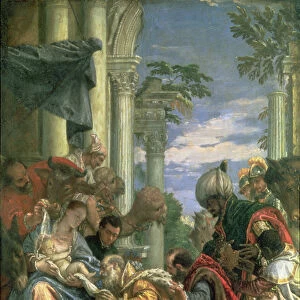 Adoration of the Magi, 1570s (oil on canvas)