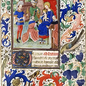 Adoration of the Magi, c. 1450 (paint and ink on vellum)