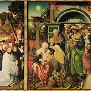 Adoration of the Magi (tempera on panel)