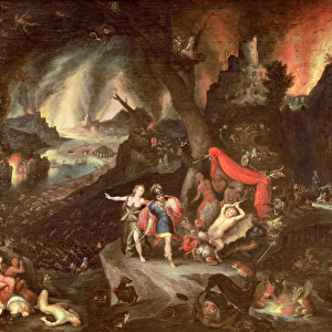 Aeneas in the underworld, c. 1630 (oil on copper)