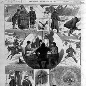 The Afghan Campaign- Christmas Tide at the Front, cover illustrations from The Graphic