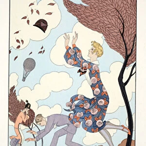 Air, from Falbalas & Fanfreluches, Almanach des Modes Presentes, Passees et Futures, 1926 (colour litho)