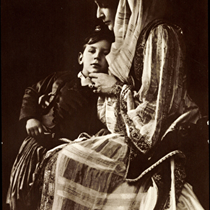Ak L. A. R. Princess Marie and Prince Peter of Greece (b / w photo)