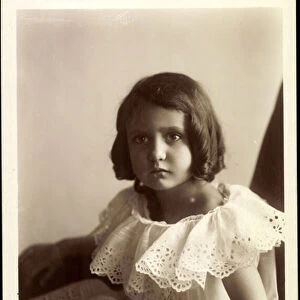 Ak Prinzessin Editha Marie Gabrielle von Bayern, Young Years (b / w photo)