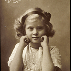 Ak S. A. Princess Theodora of Greece, Amag B 530, Adel Oldenburg (b / w photo)