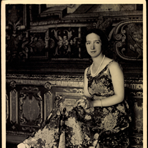 Ak S. A. R. Princess Maria Adelaide of Savoy Genoa (b / w photo)