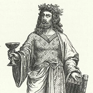 Alboin, King of the Lombards (engraving)