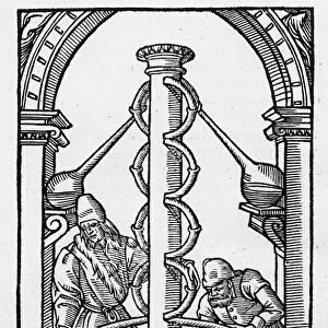 The Alchemist at Work, copy of an illustration from Coelum Philosophorum