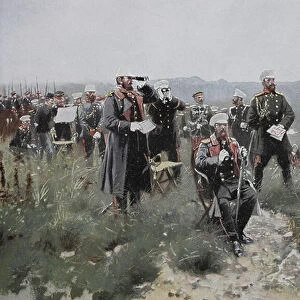 Alexander II 29 April 1818, 13 March 1881, Emperor of Russia, at the Battle of Plevna (1877)