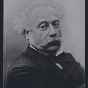Alexandre Dumas Fils (1824-1895) (b / w photo)