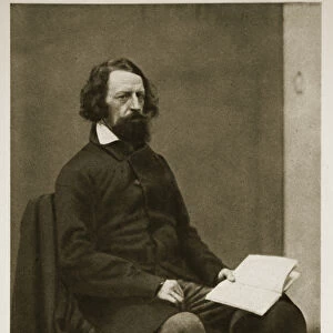 Alfred, Lord Tennyson, 28th September 1857 (sepia photo)