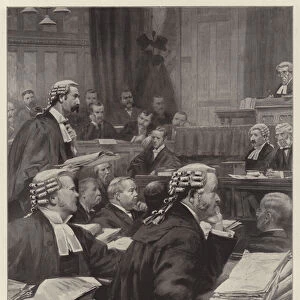 The Alleged Liberator Companies Frauds, the Trial of Jabez Balfour (litho)