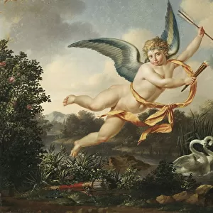 Allegories of Love - Cupid with a Torch and Arrow, 1803 (oil on canvas)