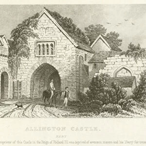 Allington Castle, Kent (engraving)