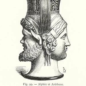 Alpheus and Arethusa (litho)