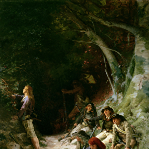 The Ambush (oil on canvas)