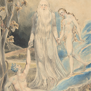 Angel of the Divine Presence Bringing Eve to Adam, c. 1803 (w / c