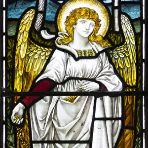 Angel Sower, 1886 (stained glass)