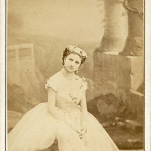 Angelina Fioretti, Italian ballerina of the Paris Opera (b / w photo)