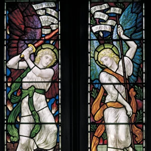 Angels Of Judgement, 1887 (stained glass)
