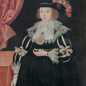 Anne Hale, Mrs Hoskins (c. 1609-51), 1629 (panel)