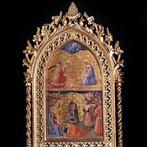 Annunciation and adoration of the Magi (Wood painting, 1434)