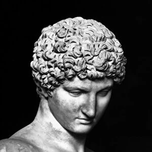 Detail of Antinous (marble)