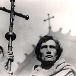Antonin Artaud (1896-1948) in the film The Passion of Joan of Arc by Carl Theodor Dreyer (1889-1968) 1928 (b / w photo)