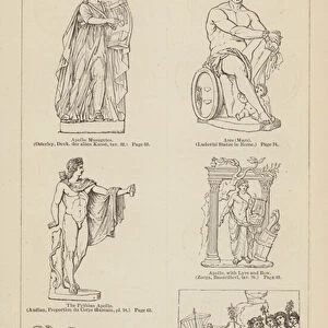 Apollo, Ares, Mars, Ariadne (engraving)