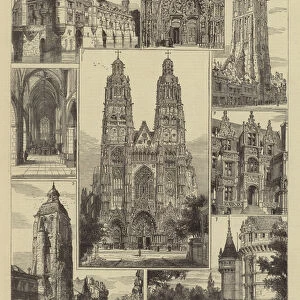 Archaeological Sketches in and about Tours (engraving)