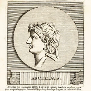 Archelaus I, king of the ancient kingdom of Macedon, 1761 (engraving)