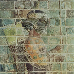 Detail of an archer from a frieze, from the Palace of Darius the Great (548-486 BC