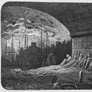 Under the Arches, illustration from London, A Pilgrimage, 1872 (engraving)