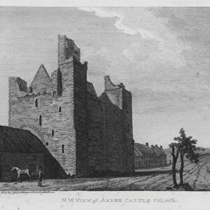 Ardee Castle, County Louth, Ireland (engraving)