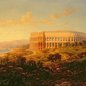 The Arena in Pola (oil on canvas)
