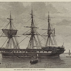 The Arethusa Training-Ship for Boys, at Greenhithe (engraving)