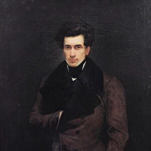Armand Carrel (1800-36) (oil on canvas)