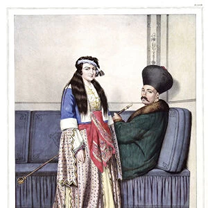 An Armenian prince and his wife, Duzoglous. in "