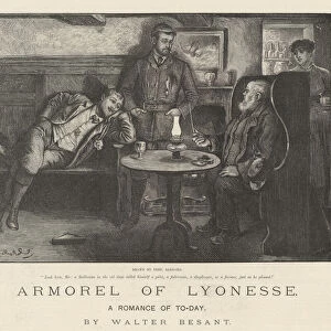 Armorel of Lyonesse, A Romance of To-Day, by Walter Besant (engraving)