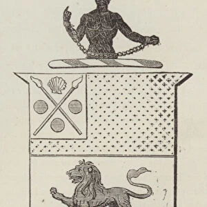 Arms of Sir John Hawkins (engraving)