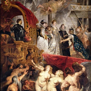 The Arrival of Marie de Medici in Marseilles, 3rd November 1600, 1621-25 (oil on canvas)