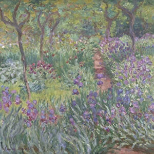 The Artistas Garden in Giverny, 1900 (oil on canvas)
