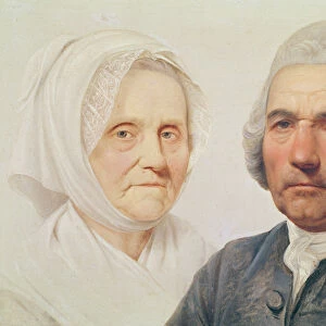 The artists parents (oil on canvas)