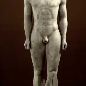 Fine Art Print of Archaic Period Kouros Statue Fine Art Print of Archaic Period Kouros Statue