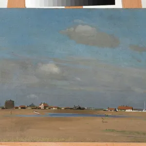 Shingle Street, Suffolk Landscape Print c.1907 by Nicholson Shingle Street, Suffolk Landscape Print c.1907 by Nicholson