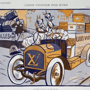 Early 20th Century Louis Vuitton Print Advertisement Early 20th Century Louis Vuitton Print Advertisement